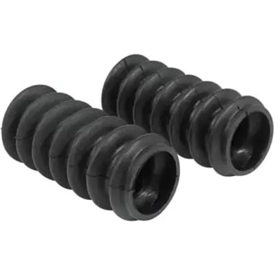 Zwarte rubber vorkbalg voor motobecane 50 D17/25mm L75mm Gloednieuw