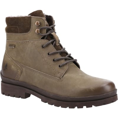 Hush Puppies Annay Leren Vrouwen Laarzen Khaki