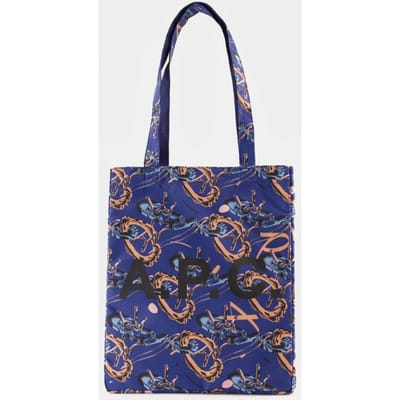 Lou Omkeerbare Boodschappentas - A.P.C. - Synthetisch - Blauw
