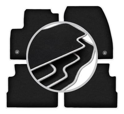 CARLUX-SILVER automatten voor: Ford Kuga MK2 SUV (2012-2019)