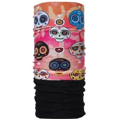 Tour de cou in microfibre polartec MATT Awesome Skulls