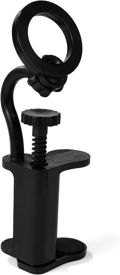Gitaar Telefoonhouder met Magnetische Bevestiging en Draaifunctie - Voor Gitaar en Ukelele - Verstelbaar - Geschikt voor Bladmuziek - Universele Smartphone Houder