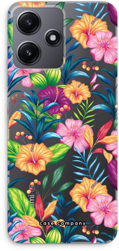 Case Company® - Hoesje geschikt voor Xiaomi Redmi 12 hoesje - Tropisch 2 - Soft Cover Telefoonhoesje - Bescherming aan alle Kanten en Schermrand