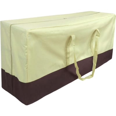 Opbergtas voor kussens van tuinmeubelen Oxford-doek Stofdichte meubelhoes Terrasmeubelen beige