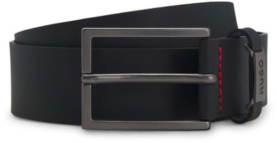 HUGO Leren riem Gabriel_Sz35 Belt W100 Black zwart