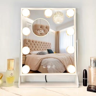Verlichte Make-up Spiegel met Hollywoodstijl
