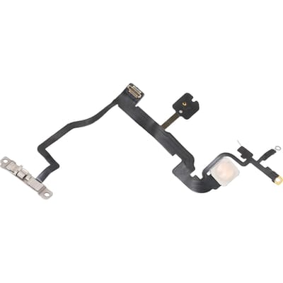 Aan/Uit Flexkabel Telefoon Schakelaar Zaklamp Flexkabel Vervanging voor IPhone 11 Pro Max black