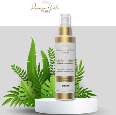 Premium Keratin Caviar - Nano Hair Vitamin - Hydraterende thermobeschermende behandeling - 1x150