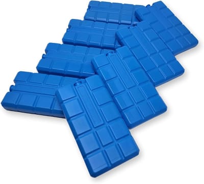 Thijox - ToCi Ice Packs 400ml - Koelaccu's voor Koeltassen, Isolatie Dozen, 8 Stuks, Niet Giftig, Vrij van Ftalaten, Perfect voor Camping, Feest, Tuin