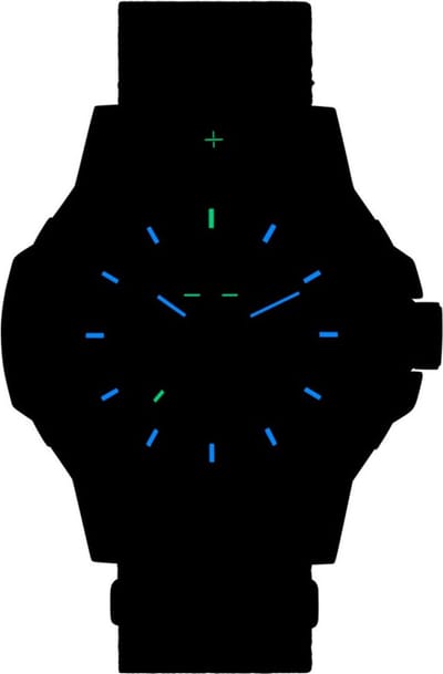 TraserH3 - 110724 - Polshorloge - Heren - Quartz - P99 Q Tactical Blauw - Swiss Made