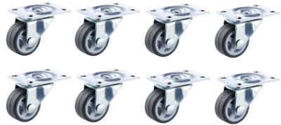Parkside Transportwielen Zwenkwieltjes 8 stuks