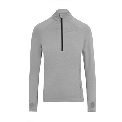Herensportshirt 'Cool-Flex 1/2 Zip Top' Silver Grey - XL
