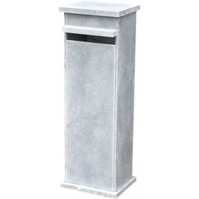 Brievenbus Staande Brussel - Natuursteen - Blauwe Hardsteen - 34x101x28cm