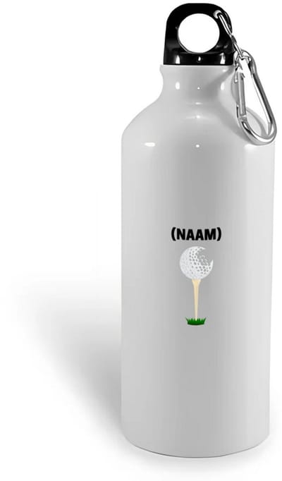 Hacebo® - Golf met eigen naam waterfles - Golfen - Golfer - Sport - water fles - 400ML