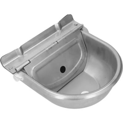 Koe Drinkbak Roestvrij Staal Automatische Waterbak Vee Waterbak Drijvende Bal gray