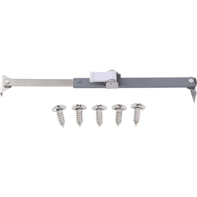 Draaikiepraambeslag Aluminiumlegering Veiligheidsraamuitzetter Exquise Draaikiepraamstopper voor gray