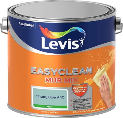 Levis - Easyclean Mur Mat Mix - Shady Blue A40 - Mengverf - 2,5 L
