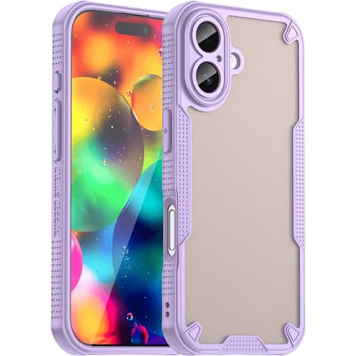 Mocaa Apple iPhone 17 Lichtgewicht Rugged Hoesje Paars