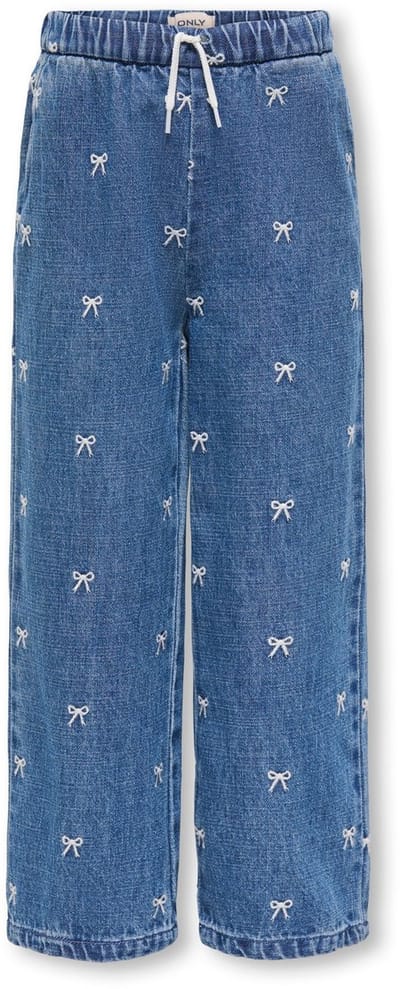 KIDS ONLY Wide-leg jeans KMGPIERCE High rise Brede pasvorm - bijgesneden Enkel lengte Jeans