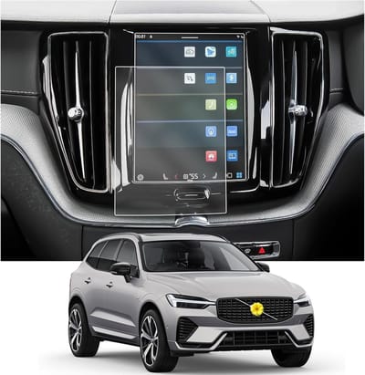 Navigatiescherm Beschermfolie voor Volvo XC40 XC90 XC60 2018-2024 - Krasbestendige 8.7" GPS Bescherming - Set van 2 Accessoires