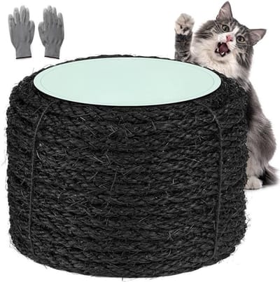 Famanu - Natuurlijke krabspeelstok voor katten, gevuld met kattenkruid