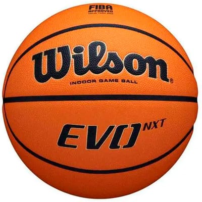 Wilson Evo Nxt Fiba Game (Size 7) Basketbal Heren - Oranje | Maat: 7
