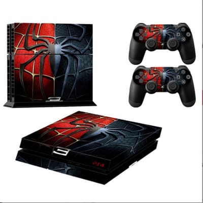 Solidchoice - Dailygoody - PS4 Vinylsticker - Console Skin - Perfecte Pasvorm - Zelfklevend Vinyl - Met Schermbeschermers - Verfraai je PS4