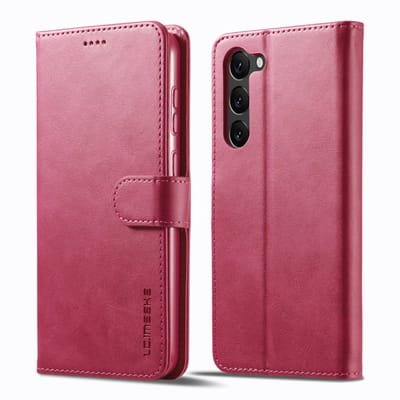 Luxe BoekCover Etui Hoes Map geschikt voor Samsung Galaxy S24 - S25 - Roze