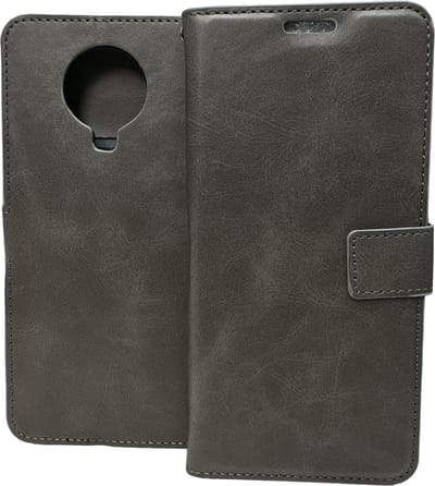 Portemonnee Book Case Hoesje Geschikt voor: Nokia G10 / G20 - Grijs