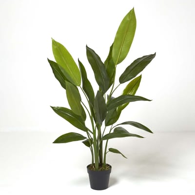 Homescapes Kunstmatige Heliconia in Pot Kreeftklauwplant, 140 cm