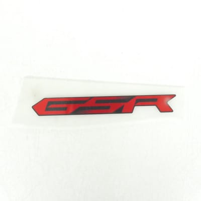 Autocollant GSR rouge écope droite pour moto Suzuki 750 GSR 68661-08J10-A39 Neuf
