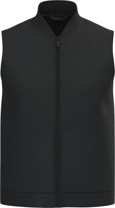 Native Spirit Ecologische gevoerde uniseks bodywarmer in twill met teddykraag NS623 - Black - L