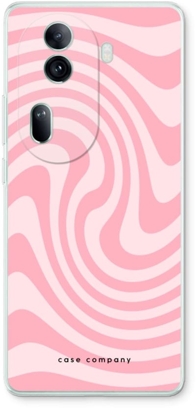 Case Company® - Hoesje geschikt voor Oppo Reno 11 Pro hoesje - Swirl Roos - Soft Cover Telefoonhoesje - Bescherming aan alle Kanten en Schermrand