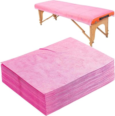 Verpakking van 20 Wegwerp Massage Stoelkussens, Zachte Massage Handdoeken, Ideaal voor Spa, Salon en Tattoo Studio's, 80 x