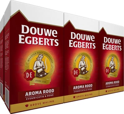 Douwe Egberts Aroma Rood Grove Maling Filterkoffie - 6 x 250 gram