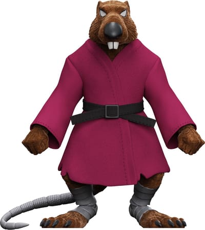 Teenage Mutant Ninja Turtles Ultimates Action Figure Splinter (Flocked) 18 cm