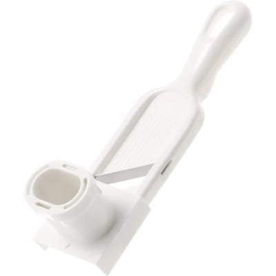 FaSoLa Fruitversnipperaars Groentesnijders Uiensnijder Knoflookpersen met Handbeschermer Roestvrijstalen Mes Keukengadgets Gereedschap white