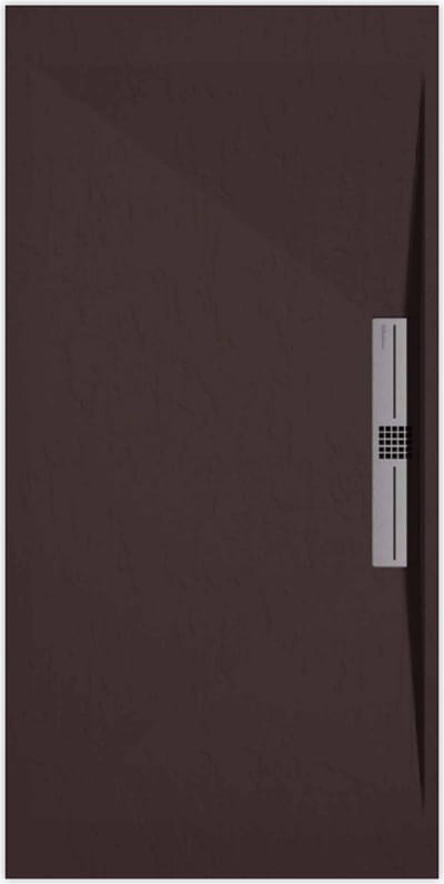 Sanifun douchebak Stone Side Chocolate Slate 1300 x 800 S