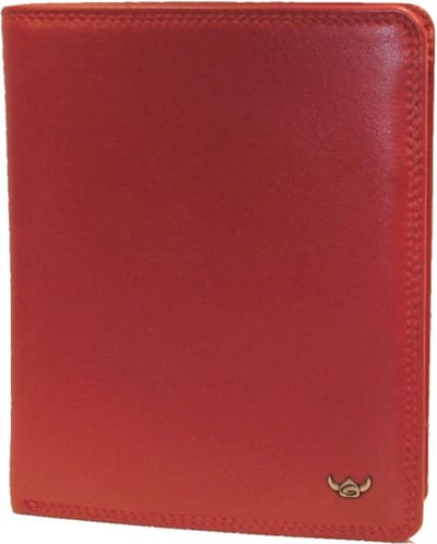Golden Head Leren portemonnee Polo RFID Protect Kombischeintasche 1289 Rot donkerrood