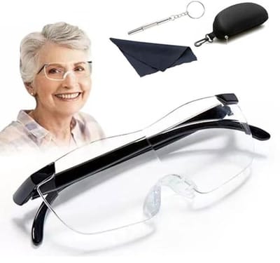 Vergrootglas 300% - Draagbare leesloep met anti-blauw licht voor comfortabel lezen en dichtbij werk