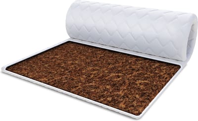 FDM® KOKOS Topmatras 80x200 cm - Hoogte 1 cm H4 - Koudschuim Topmatrassen Topper Topdekmatras - Kokos - - Antiallergisch
