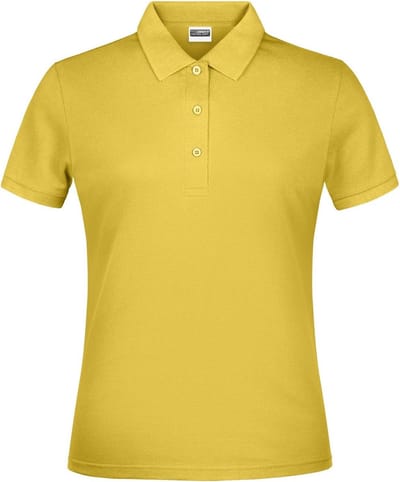 James And Nicholson Dames/dames Basic Polo Shirt (Geel)