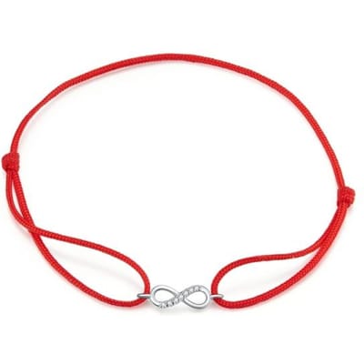 925 Sterling Zilver Rood Touw Armband Klassiek Geluks Bangle Past Kralen Charms Armbanden DIY Sieraden red