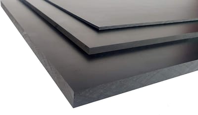 PE HD Plaat - Kunststof Plaat Polyethyleen - Diverse Toepassingen - Hoge Slagvastheid - 495 x 495 mm - Zwart