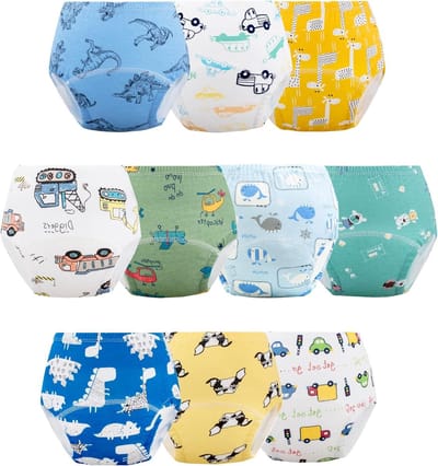 Baby Training Pants - Luierbroekjes Peuters - Potty Training - Wasbaar Herbruikbaar - 7 Stuks - Blauw