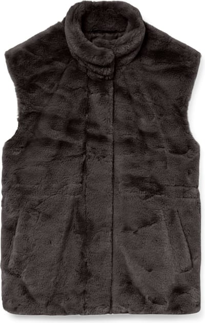 VERO MODA - VMSONJAPOPPY FAUX FUR WAISTCOAT GA BOO Dames Gilet