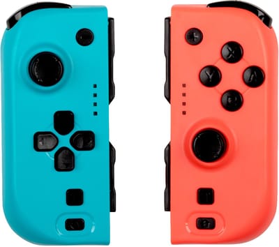 Konix 61889000053 game controller Blauw, Rood Bluetooth Gamepad Analoog Nintendo Switch, Nintendo Switch OLED