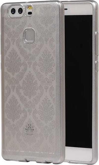 Zilver Brocant TPU back case cover hoesje voor Huawei P9
