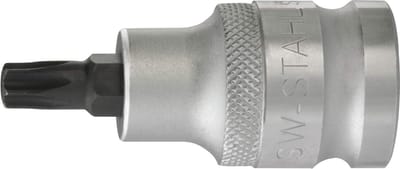 SW-Stahl 05244SB schroevendraaierbit, 1/2 I T-profiel I T40 x 53mm I schroevendraaierbit voor Torx I zeskantinzet