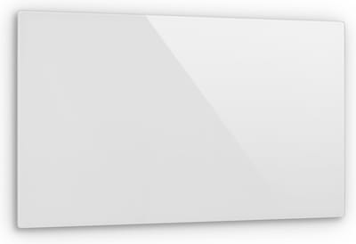 Klarstein Crystal Infrarood Wandverwarming, Elektrische Verwarming, Stralingsverwarming, 100 x 60 cm, 600 Watt, Wandmontage, Automatische Uitschakelfunctie, Gehard Veiligheidsglas, Wit